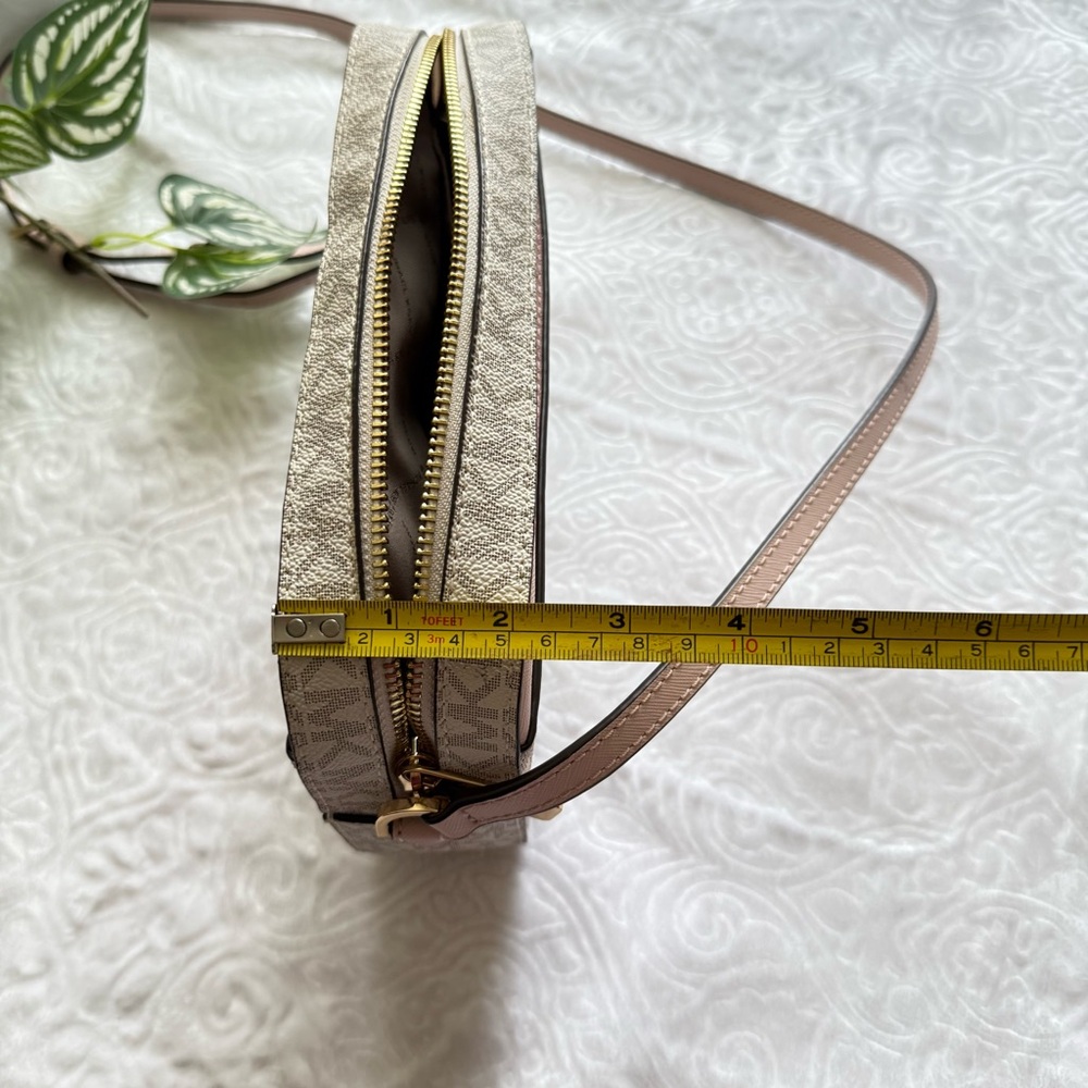 Michael Kors Jet Set Crossbody Logo Vanilla Pink - Picture 11 of 12
